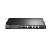 24-PORT GIGABIT POE+ L2+ SWITCH 4X 10GE SF P+ TL-SG3428XMP