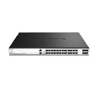 24 Ports 10G PoE 60W+4 Ports 25G SFP2 DXS-3130-28P/E