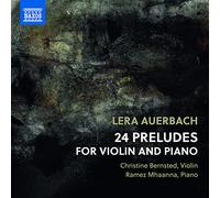Lera Auerbach – 24 Préludes pour piano et violon – CD – Importación USA