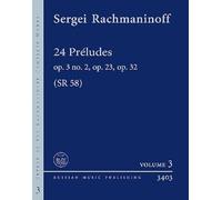 24 Préludes - Practical Edition based on the Rachmaninoff Critical Edition of the Complete Works - op. 3, No. 2, op. 23, op. 32 - Piano - sheet music - RMP3403