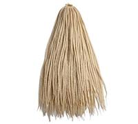 24 pulgadas 100 g 22 hebras Ombre negro púrpura rosa Micro Box Braids Crochet Trenzas Extensión de cabello trenzado sintético(#613)