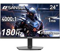 24 pulgadas Gaming Monitor SANSUI,165Hz IPS Monitor conDisplayPortHDMI*2 puertos,FHDMonitor ordenador ajustable en inclinaciónVESA Monte Cuidado los ojos sin marco (ES-G24X5 Cable HDMI 1,5 m incluido)