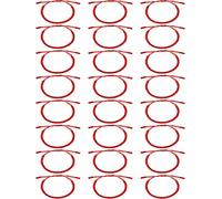 24 pulseras trenzadas rojas ajustables de cordón rojo anudadas de protección de la Cabalá pulseras de Amuleto hechas a mano para mujeres hombres adolescentes éxito prosperidad buena suerte hilo rojo