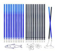 24 Recambios Boligrafos Borrables, Compatibles con Legami, 0,7 mm