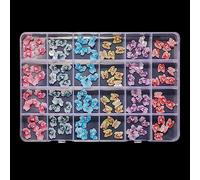 24 rejillas multiformas de diamantes de imitación artísticos de dibujos animados para decoración de manualidades