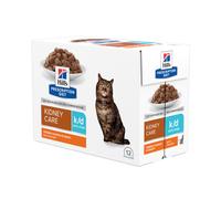 Hills Prescription Diet k/d Early Stage Alimento para Gatos con Pollo - Pack 12 x Bolsa de 85 gr