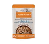 24 sobres x 85 g Nature's Variety Adult Salmón sobre en salsa para gatos ¡Pack ahorro!