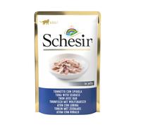Schesir Adult Filetes de Atún con Lubina en Gelatina Sobre para Gatos 85 gr