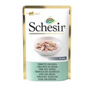 Schesir Adult Filetes de Atún con Dorada en Gelatina Sobre para Gatos 85 gr