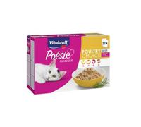 12 sobres x 85 g Vitakraft Poésie Classique Aves Sobre en Salsa para gatos