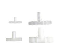 24 tamaños 1,6-25mm igual T tipo manguera Tee tubo de silicona de plástico conectores de tubería de agua piezas de acuario conjuntas(3.9 mm)