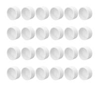24 tapas de extremo de PVC prácticas accesorios portátiles para tubos de 3/4 pulgadas, 1 pulgada, 1 1/4, 2 tubos SCH40, tapas de extremo de tubería de fontanería