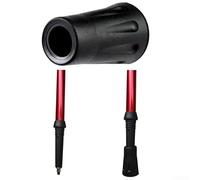 24 tapas de goma reforzadas para bastones de senderismo, diseñadas para proteger las puntas de daños y proporcionar una mejor tracción al aire libre (2 piezas)