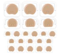 24 Tapas Protectoras para Enchufes, Abs, para Tomas de Dos Clavijas | Anilla de Extracción, Diseño Portátil, para Guardería y Garaje, Pensado para Padres y Cuidadores