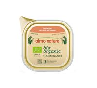 24 tarrinas x 100 g Almo Nature Bio Organic Maintenance Grain Free Salmón tarrina para perros ¡Pack Ahorro!