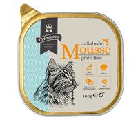 24 tarrinas x 100 g Criadores Grain Free Mousse de Salmón tarrina para gatos ¡Pack ahorro!
