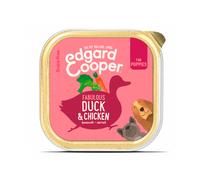 24 tarrinas x 150 g Edgard Cooper Pato y Pollo Comida húmeda para cachorros ¡Pack ahorro!