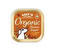 24 tarrinas x 150 g Lily's Kitchen Organic pollo tarrina para perros ¡Pack ahorro!