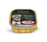 24 tarrinas x 150 g Milord Puppy Buey y Zanahorias con Arroz en paté tarrina ¡Pack ahorro!