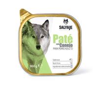 24 tarrinas x 300 g Salvaje Adulto Conejo en Paté tarrina para perros ¡Pack Ahorro!