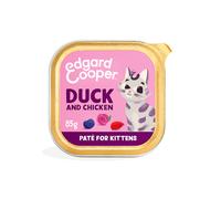 24 tarrinas x 85 g Edgard & Cooper Kitten Pato y Pollo en Paté tarrina para gatos ¡Pack ahorro!