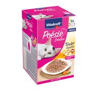 24 tarrinas x 85 g Vitakraft Poésie Carne tarrinas en salsa para gatos ¡Pack ahorro!