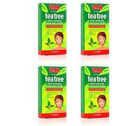 24 tiras de nariz para árbol de té australiano y brujas, elimina puntos negros, desatascos y aprieta los poros.