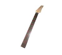 24 Trastes, Cuello De Guitarra Eléctrica De Arce, Diapasón De Palisandro Con Incrustaciones, Piezas Accesorios De Guitarra De Color Verde Madera