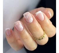 24 Uds De uñas con diseños florales, cómodas pegatinas para manicura para uso diario, accesorios de manicura de fácil aplicación