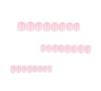 24 Uds. Prensa cuadrada corta en las uñas barra acrílica en las uñas alto brillo manicura francesa uñas decoración arte