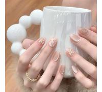 24 Uds Uñas De Gato Prensa Sobre Barra Acrílica Con Lazos Accesorios Falsos Manicura Para Mujeres Cubierta Cuadrada Uñas