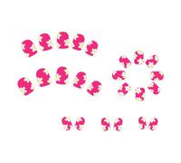 24 uñas postizas cuadradas cortas con diseños florales, acabado brillante, fáciles de aplicar y quitar para uñas postizas brillantes