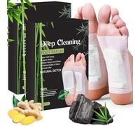 24 unidad Parches Detox Para Pies, Detox Foot Pads, Parches Pies Desintoxicantes, Alivian el Dolor y Mejoran el Sueño, Aceleran Metabolismo, Eliminan la Humedad y el Frío