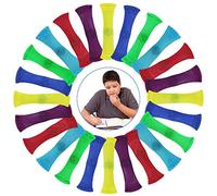 24 Unidades Fidget Juguetes, Estrés Aliviar Juguete para Niños, Relajante Mármol Fidgets para Mejorar el Enfoque para el Autismo OCD ADHD- Aula Fidgets para la Escuela