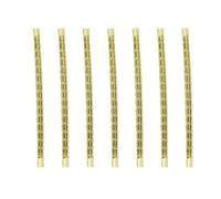 24 Unids/set de Alambre de Traste de Latn de 2, 7mm de Ancho Premedido para Guitarra Elctrica, Ideal para Reemplazo o Actualizacin de Diapasn