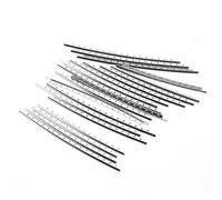 24 Unids/set Diapasón De Alambre De Traste De Guitarra Aleación De Cobre Y Níquel 2,4 MM 2,7mm 2,9 MM Material De Reparación De Línea De Escala Herramienta Luthier accesorios de guitarra(2.4mm)