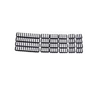 24 unids/Set Peine de Cable PP/Abrazadera/Clip/Organizador/tocador Compatible con Cables de alimentación de PC de 2,5-3,2mm cableado 4/6/8/24 Pines Administrador de Cable de Ordenador (Color : Nero)