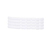 24 unids/Set Peine de Cable PP/Abrazadera/Clip/Organizador/tocador Compatible con Cables de alimentación de PC de 2,5-3,2mm cableado 4/6/8/24 Pines Administrador de Cable de Ordenador (Color : Bianco
