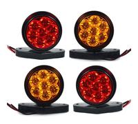 24 V 4 piezas lateral posición 7 luces LED marcador rojo naranja camión caravana volquete furgoneta bus chasis remolque