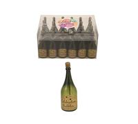 24 wedding birthday celebration bubbles gold top and wand green bottle by Henbrandt