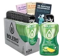 24 x Bebida Bolero ALOE VERA MANGO Hidratante Sin Azucar (24x9 grs) + 30 Pepitas Saludables para una vida más sana by Cia&Co