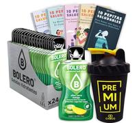 24 x Bebida Bolero ALOE VERA MANGO Hidratante Sin Azucar (24x9 grs) + 50 Pepitas Saludables para una vida más sana by Cia&Co + 1 Botella mezcladora shaker exclusiva Cia&Co (500 ml)