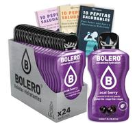 24 x Bebida Bolero BAYAS DE ACAI Hidratante Sin Azucar (24x9 grs) + 30 Pepitas Saludables para una vida más sana by Cia&Co