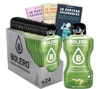 24 x Bebida Bolero CITRONELA Hidratante Sin Azucar (24x9 grs) + 30 Pepitas Saludables para una vida más sana by Cia&Co