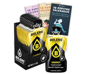 24 x Bebida Bolero ENERGY Hidratante Sin Azucar (24x7 grs) + 30 Pepitas Saludables para una vida más sana by Cia&Co