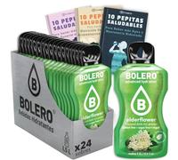 24 x Bebida Bolero FLOR DE SAUCO Hidratante Sin Azucar (24x9 grs) + 30 Pepitas Saludables para una vida más sana by Cia&Co