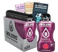 24 x Bebida Bolero FRAMBUESA Hidratante Sin Azucar (24x9 grs) + 30 Pepitas Saludables para una vida más sana by Cia&Co