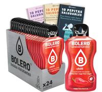 24 x Bebida Bolero GUINDILLA Hidratante Sin Azucar (24x9 grs) + 30 Pepitas Saludables para una vida más sana by Cia&Co