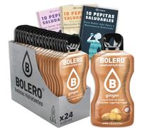 24 x Bebida Bolero JENGIBRE Hidratante Sin Azucar (24x9 grs) + 30 Pepitas Saludables para una vida más sana by Cia&Co