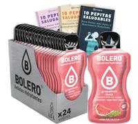 24 x Bebida Bolero POMELO TONICA Hidratante Sin Azucar (24x9 grs) + 30 Pepitas Saludables para una vida más sana by Cia&Co